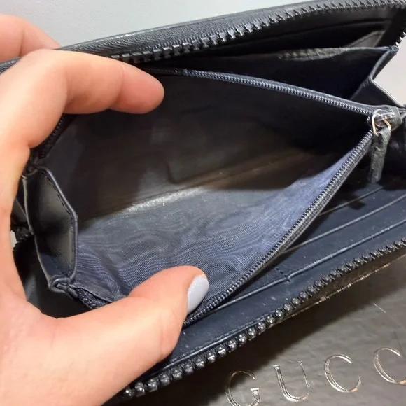 Gucci Floral Blue and Green Wallet - Picture 10 of 14